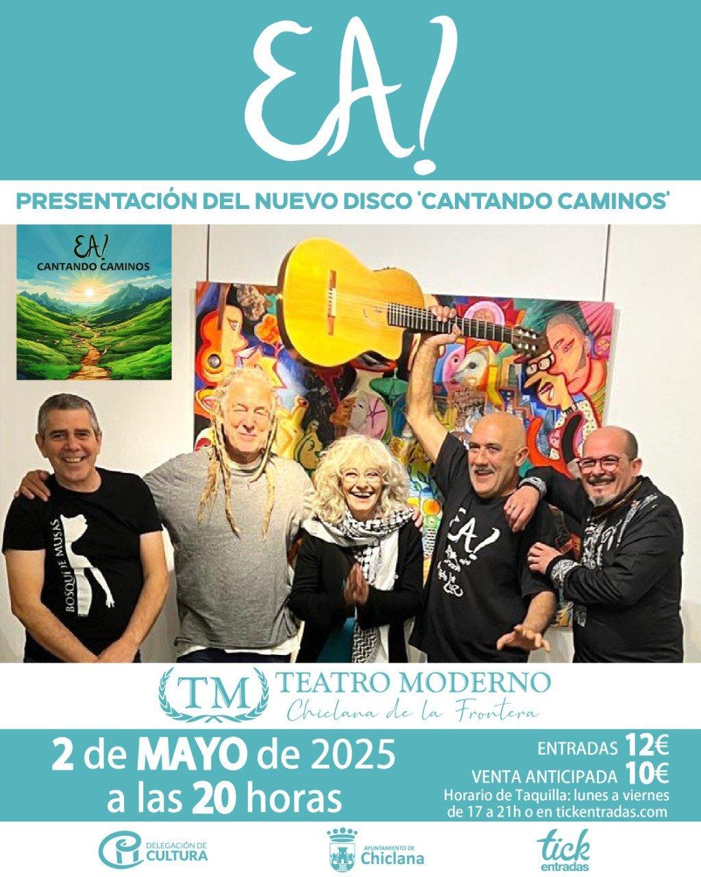 EA! celebra sus tres décadas de trayectoria con un concierto en el Teatro Moderno
